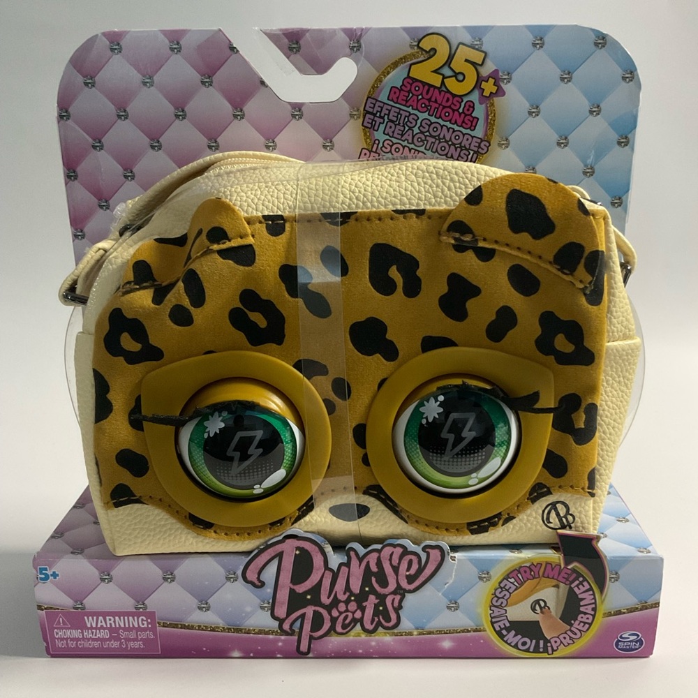 Purse Pets, Leoluxe Leopard Interactive Purse Pet with Over 25 Sounds